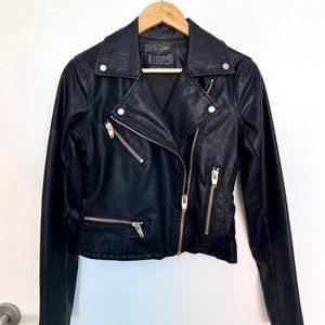 BLANKNYC Vegan Leather Moto Jacket